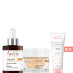 Avène antioxidant serum and cream for fine lines, dullness and uneven skin tone