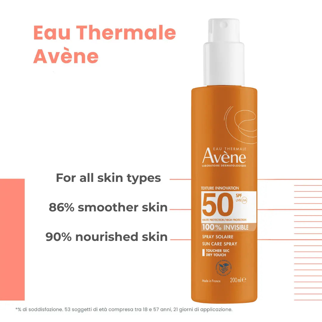 Avène SPF 50+ sunscreen spray