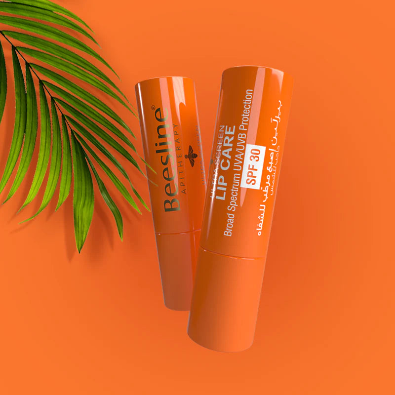 Beesline Skin Essentials Lip Care Ultrascreen SPF30 available at The Distriqt Lebanon.