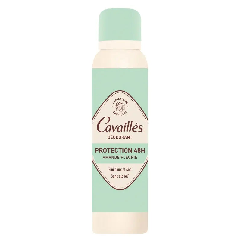 Cavaillès alcohol-free 48H deodorant spray for sensitive underarms