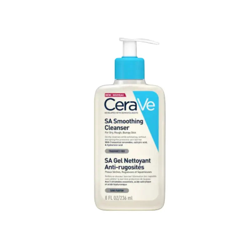 CeraVe SA Smoothing Cleanser for Normal Dry and Rough Skin bottle
