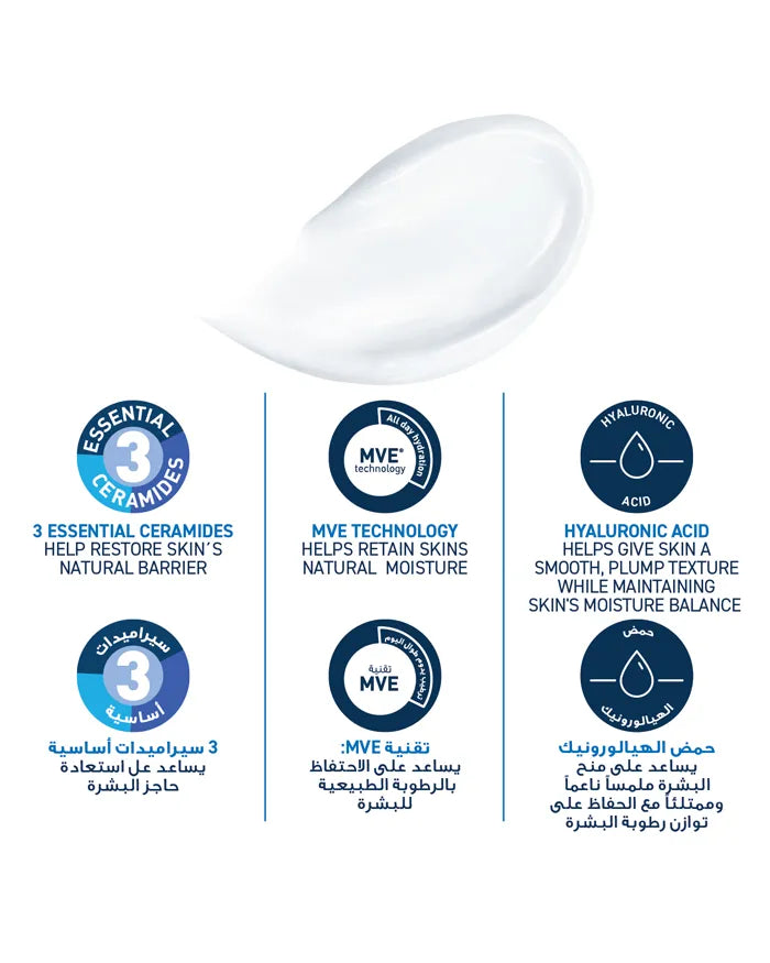 CeraVe moisturizing cream for dry to very dry skin ingredients 
