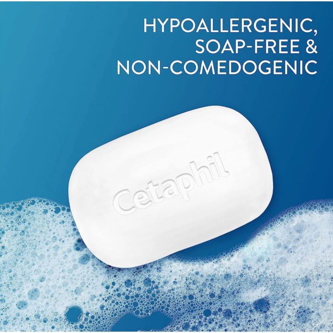 Daily cleansing routine using Cetaphil Antibacterial Gentle Cleansing Bar