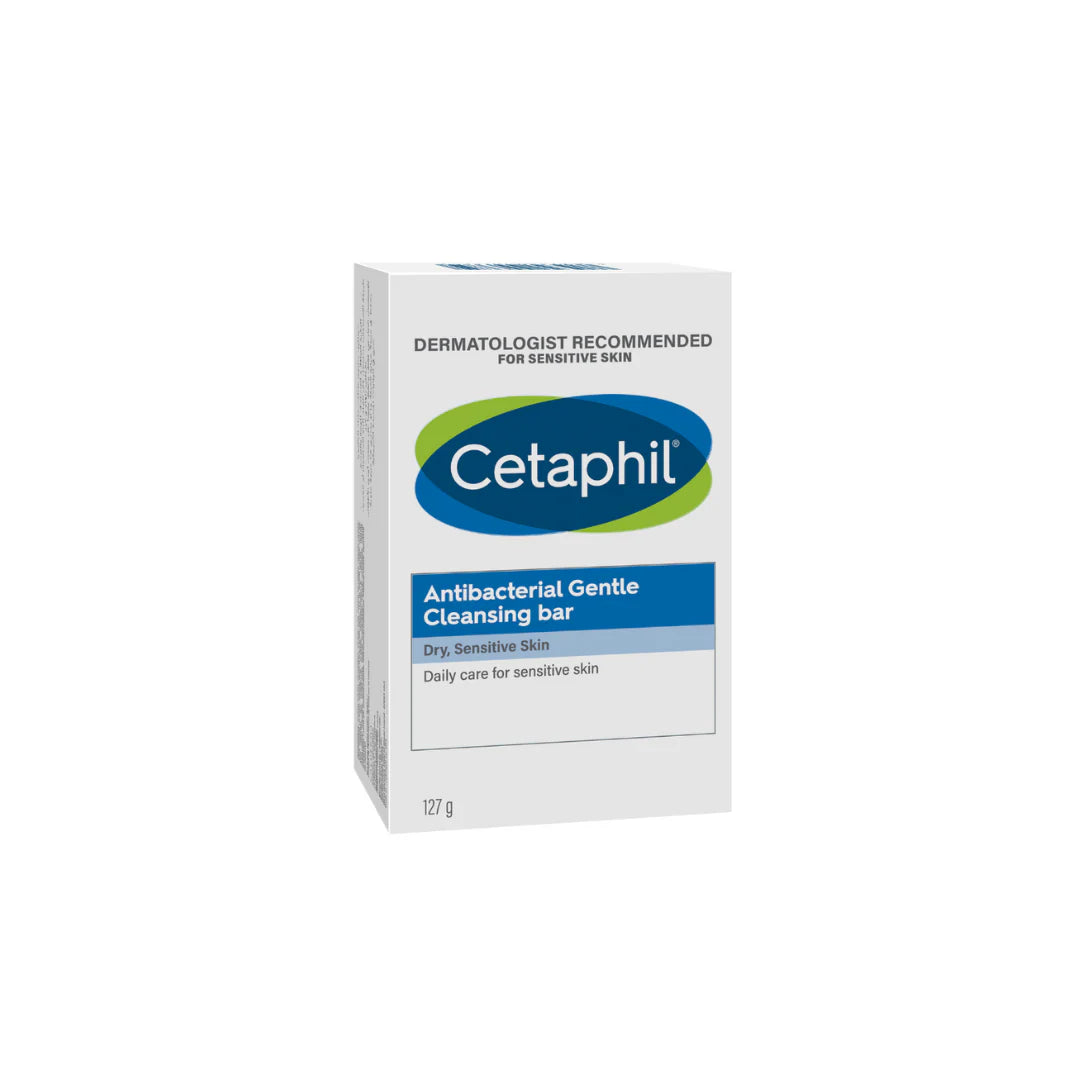 Cetaphil Antibacterial Gentle Cleansing Bar available at The DistriQt Lebanon