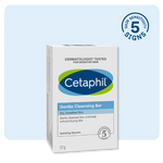 Cetaphil Gentle Cleansing Bar with glycerin and gentle cleansing ingredients
