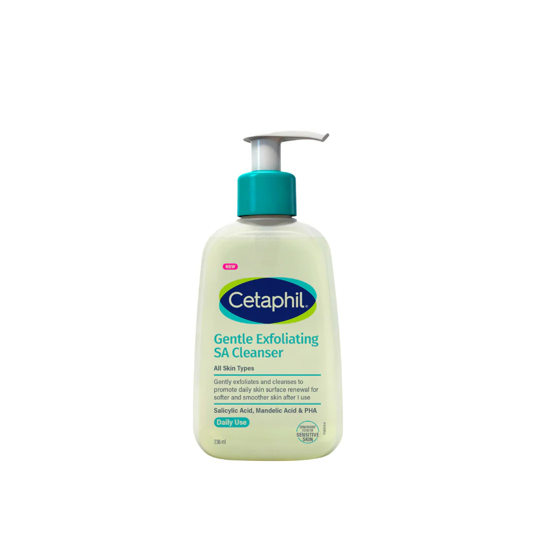 Cetaphil Gentle Exfoliating SA Cleanser for smoother, more even-looking skin