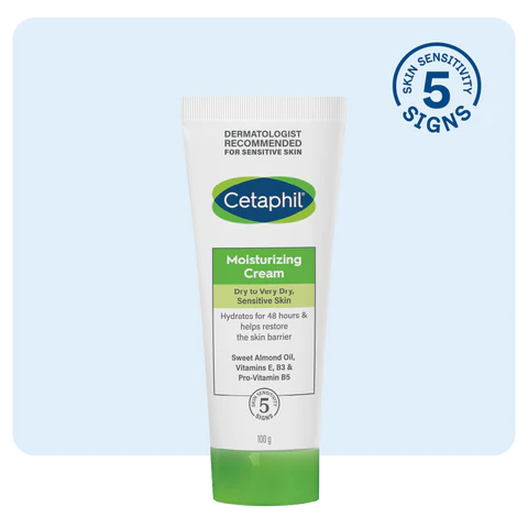 Rich, nourishing texture of Cetaphil Moisturizing Cream