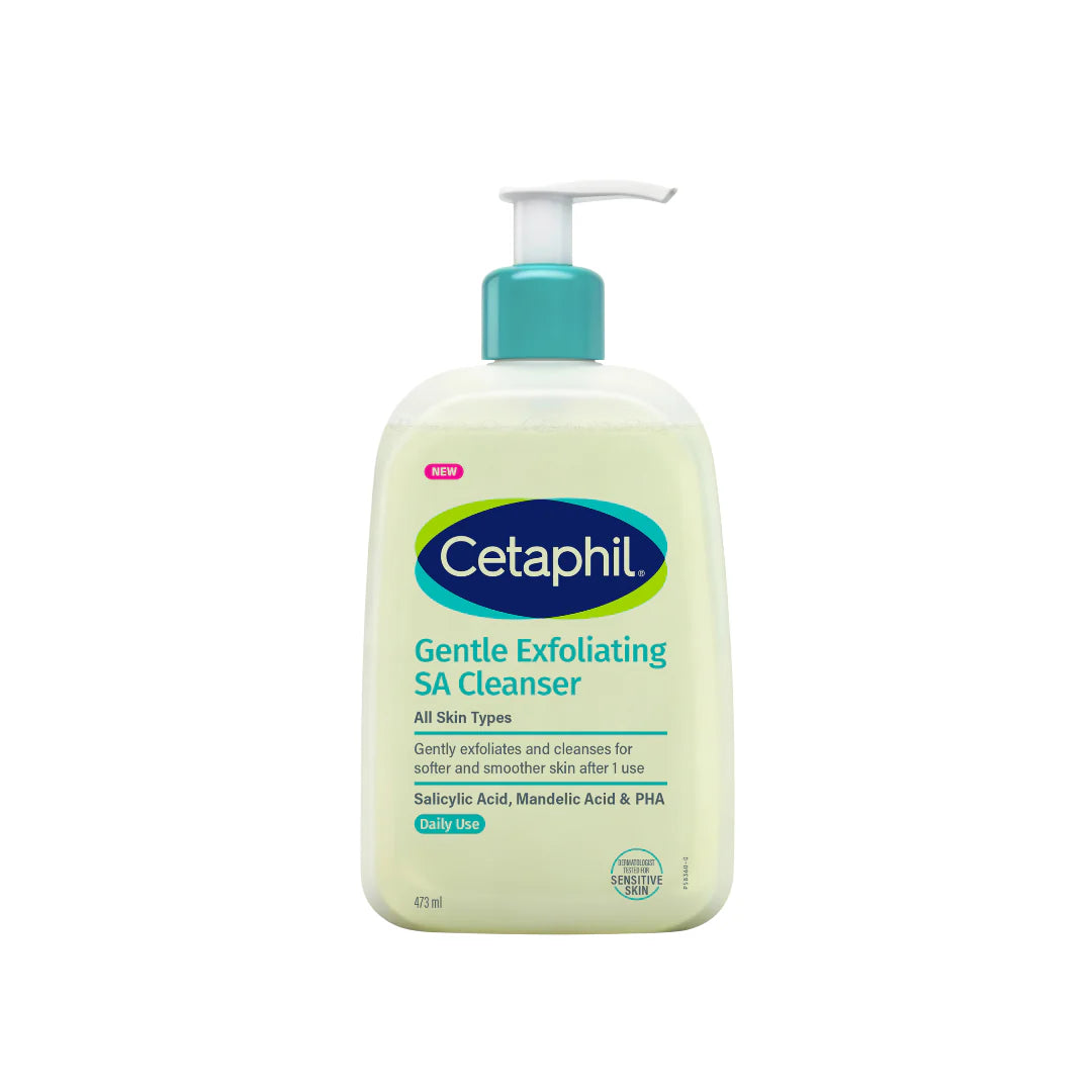 Gel texture of Cetaphil Gentle Exfoliating SA Cleanser
