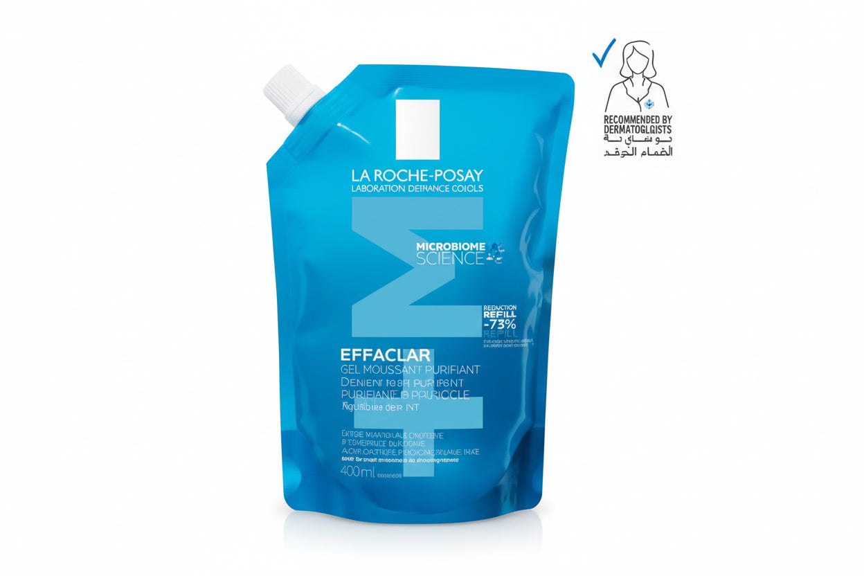 Effaclar Acne Purifying Foaming Gel cleanser for Oily Skin Refill 400ml