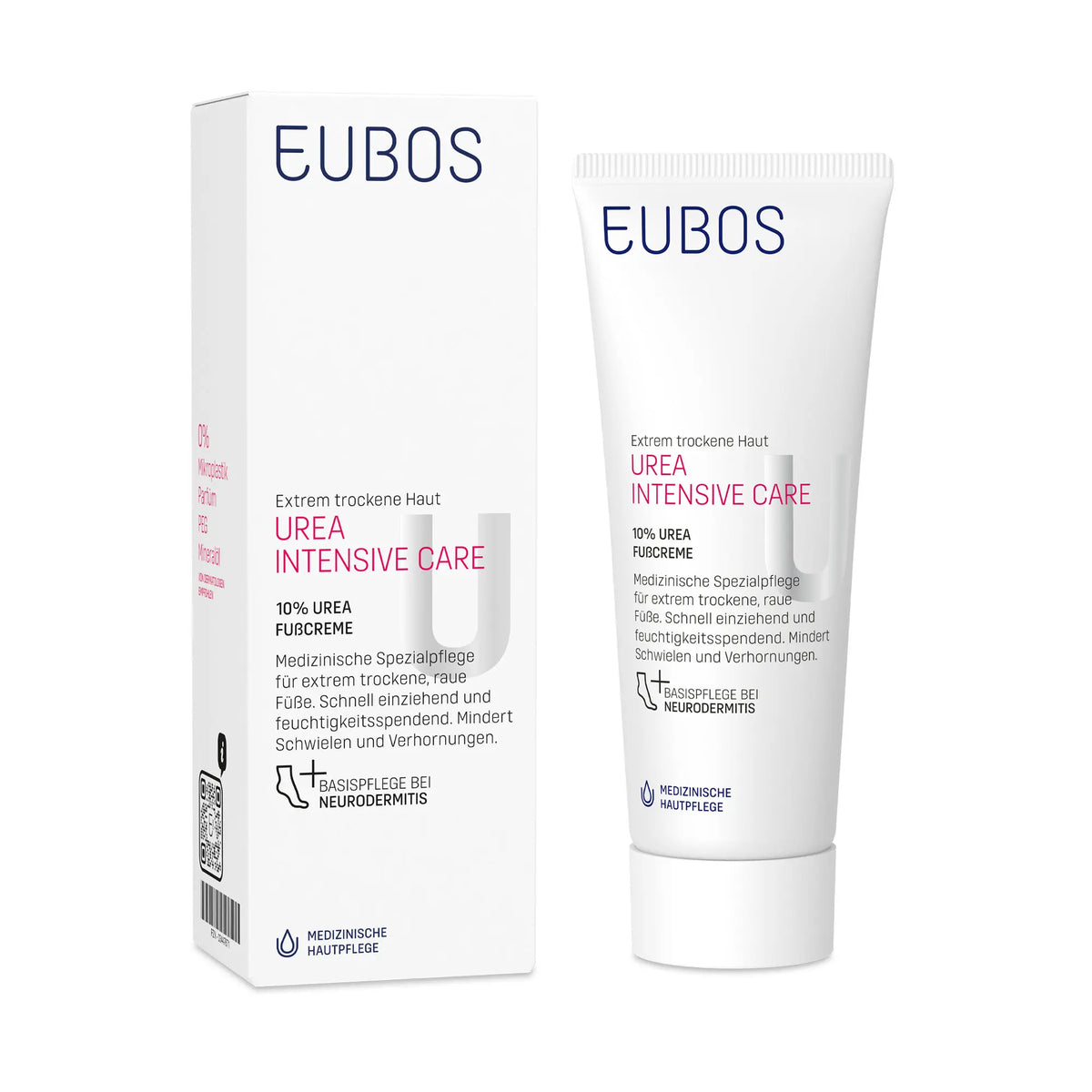 EUBOS Urea Intensive Care 10% Urea Foot Cream 100ml for extremely dry feet