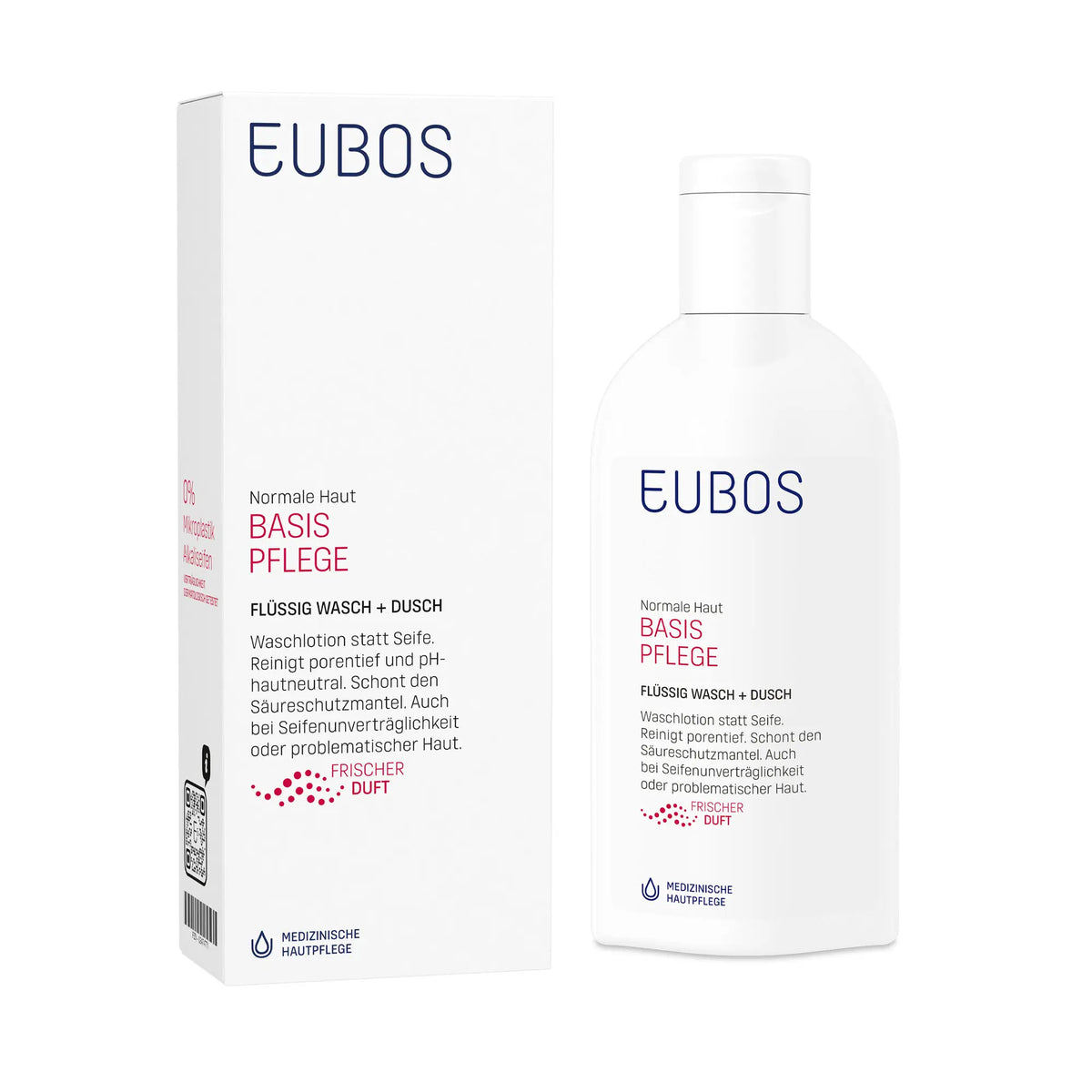 EUBOS Basic Care Liquid Washing Emulsion Red 200ml soap-free cleanser