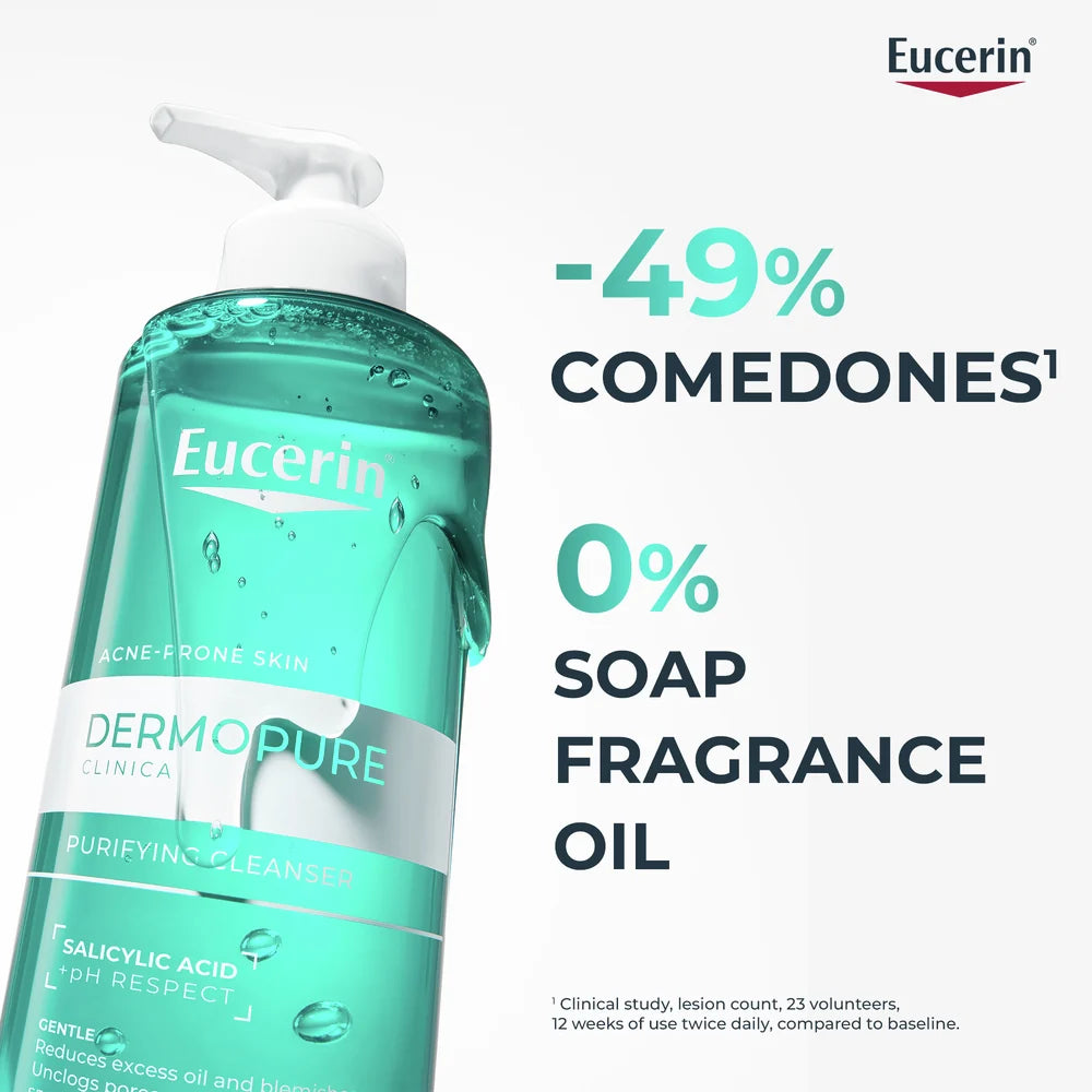 Eucerin DermoPurifyer Oil Control Face Cleansing Gel available on The DistriQt Lebanon.
