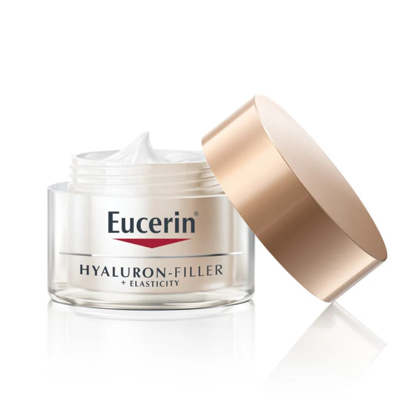 Eucerin Hyaluron-Filler + Elasticity Anti-Age Face Day Cream SPF 15 available on The DistriQt Lebanon.