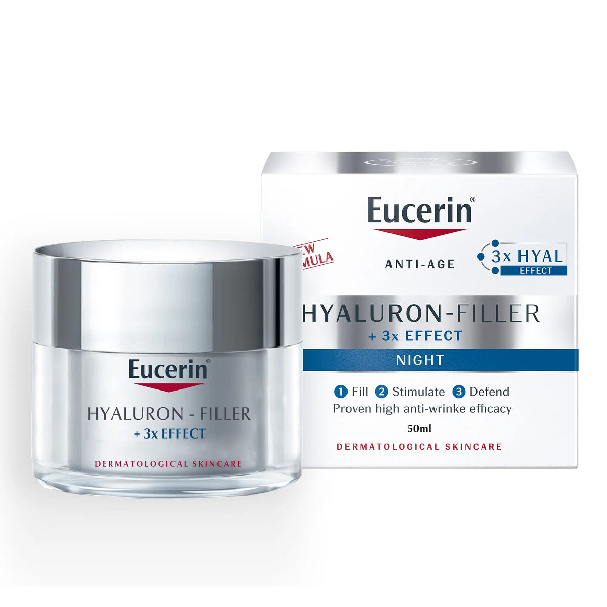 Eucerin Hyaluron-Filler Anti-Aging Face Night Cream available at The Distriqt.