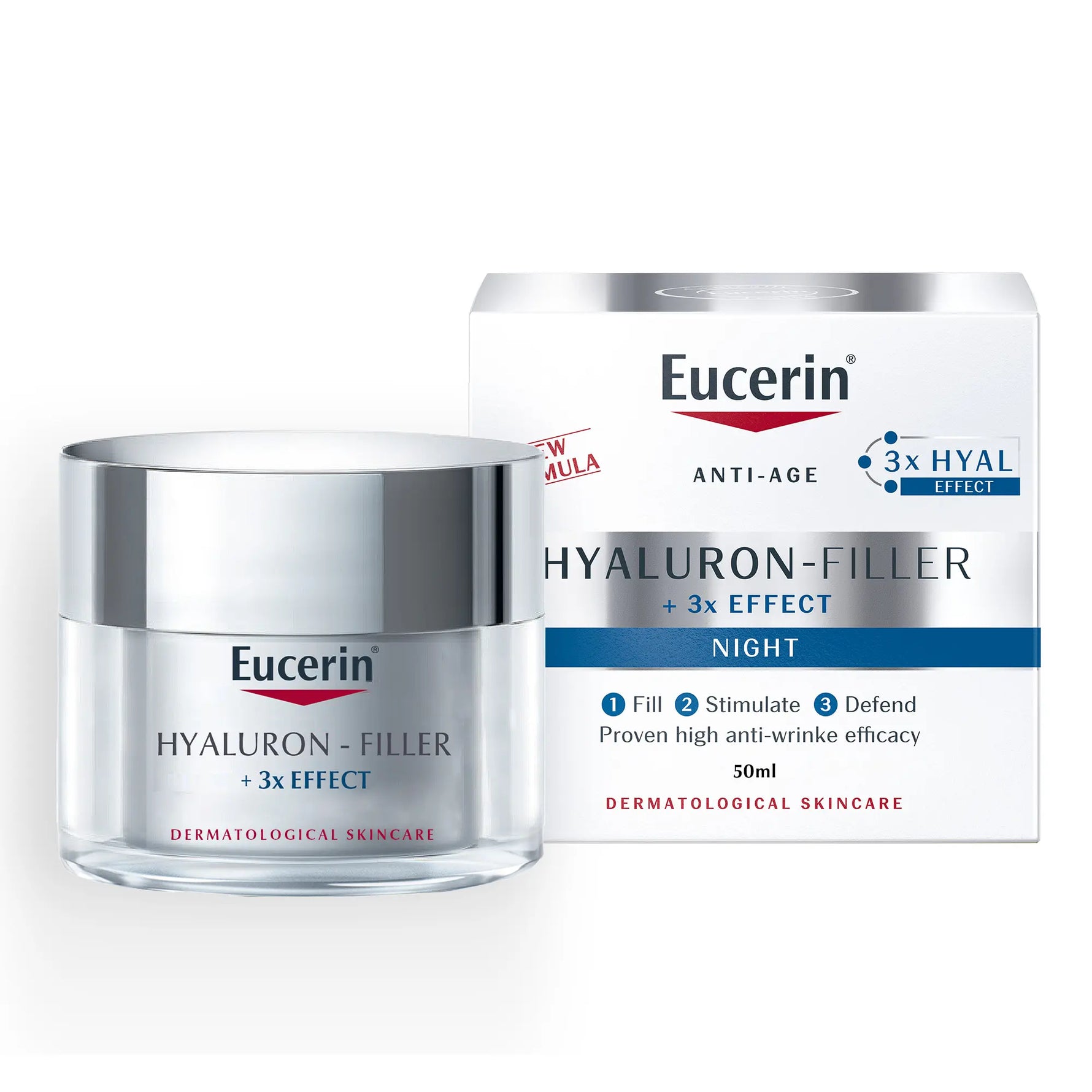 Eucerin Hyaluron-Filler Anti-Aging Face Night Cream available at The Distriqt.