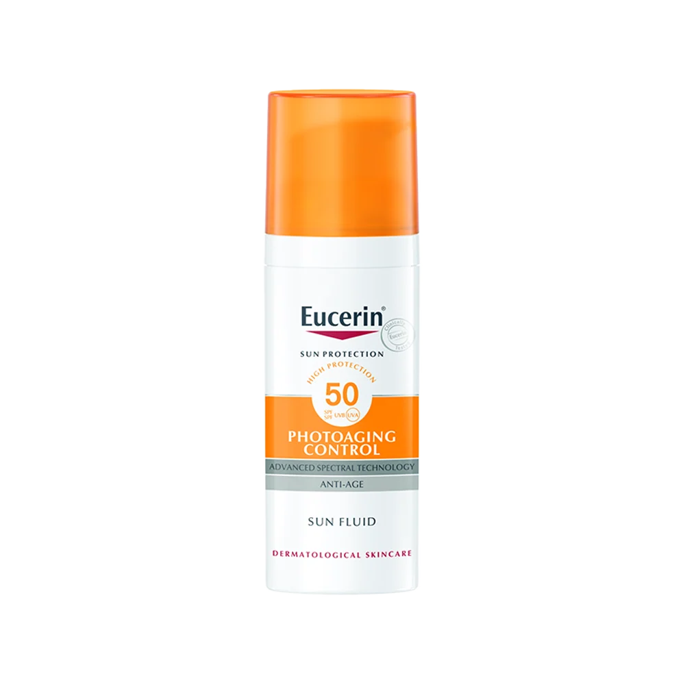 Lightweight Eucerin Photoaging Control sunscreen available at The Distriqt
