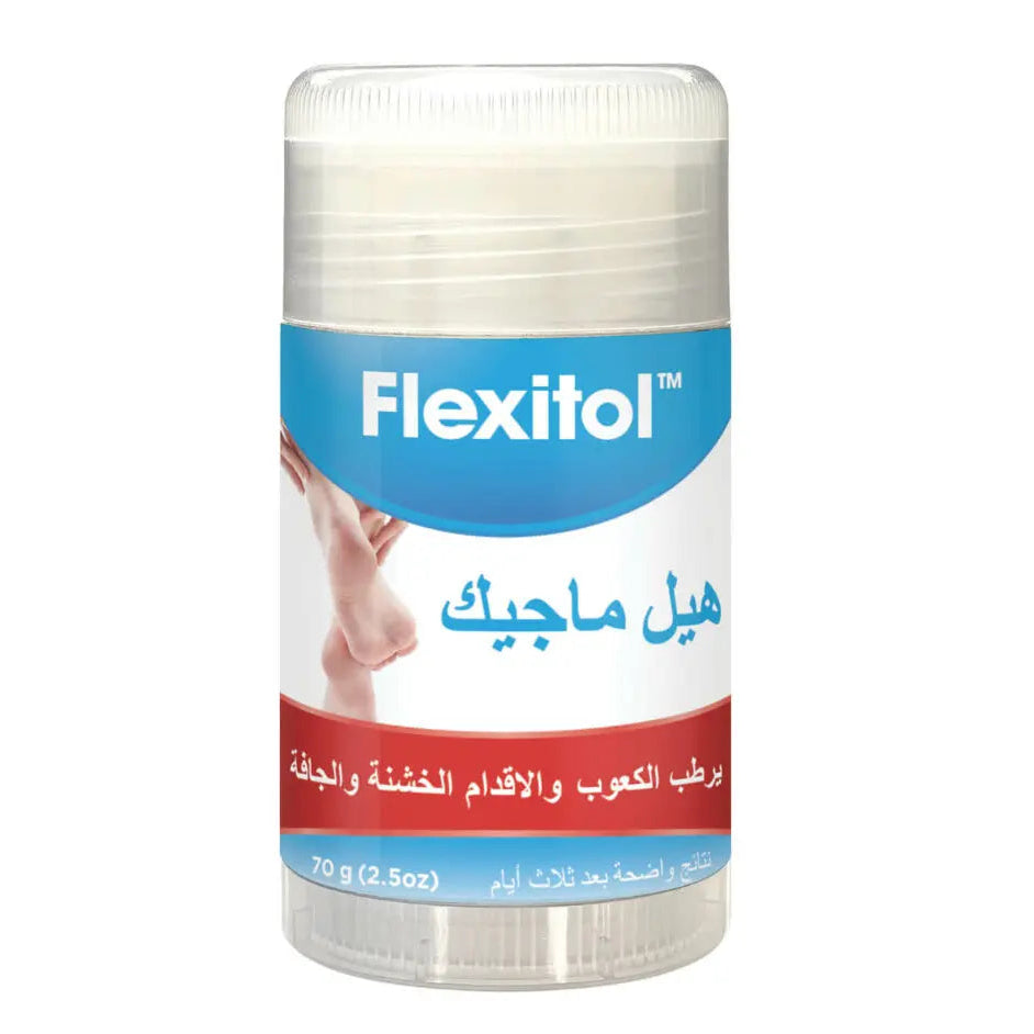 Heel moisturising balm with shea butter and olive oil.