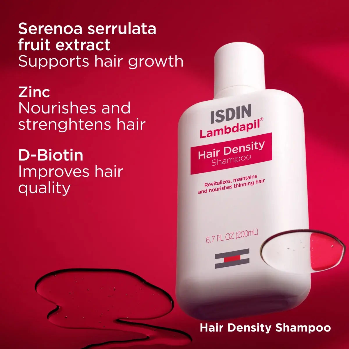 ISDIN Lambdapil hair density and strengthening shampoo available in Lebanon at the DistrIQt