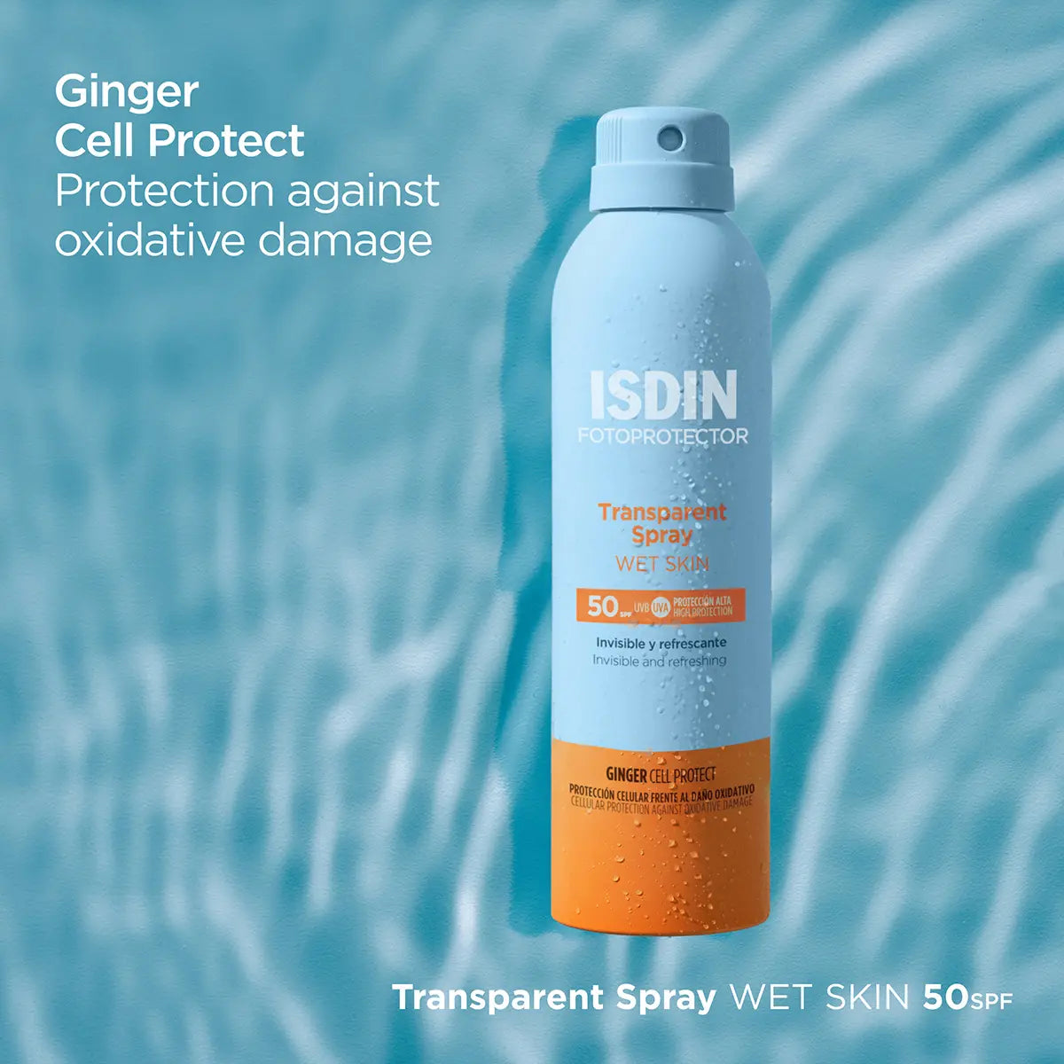 ISDIN Fotoprotector Transparent Spray Wet Skin SPF 30 available at The Distriqt Lebanon
