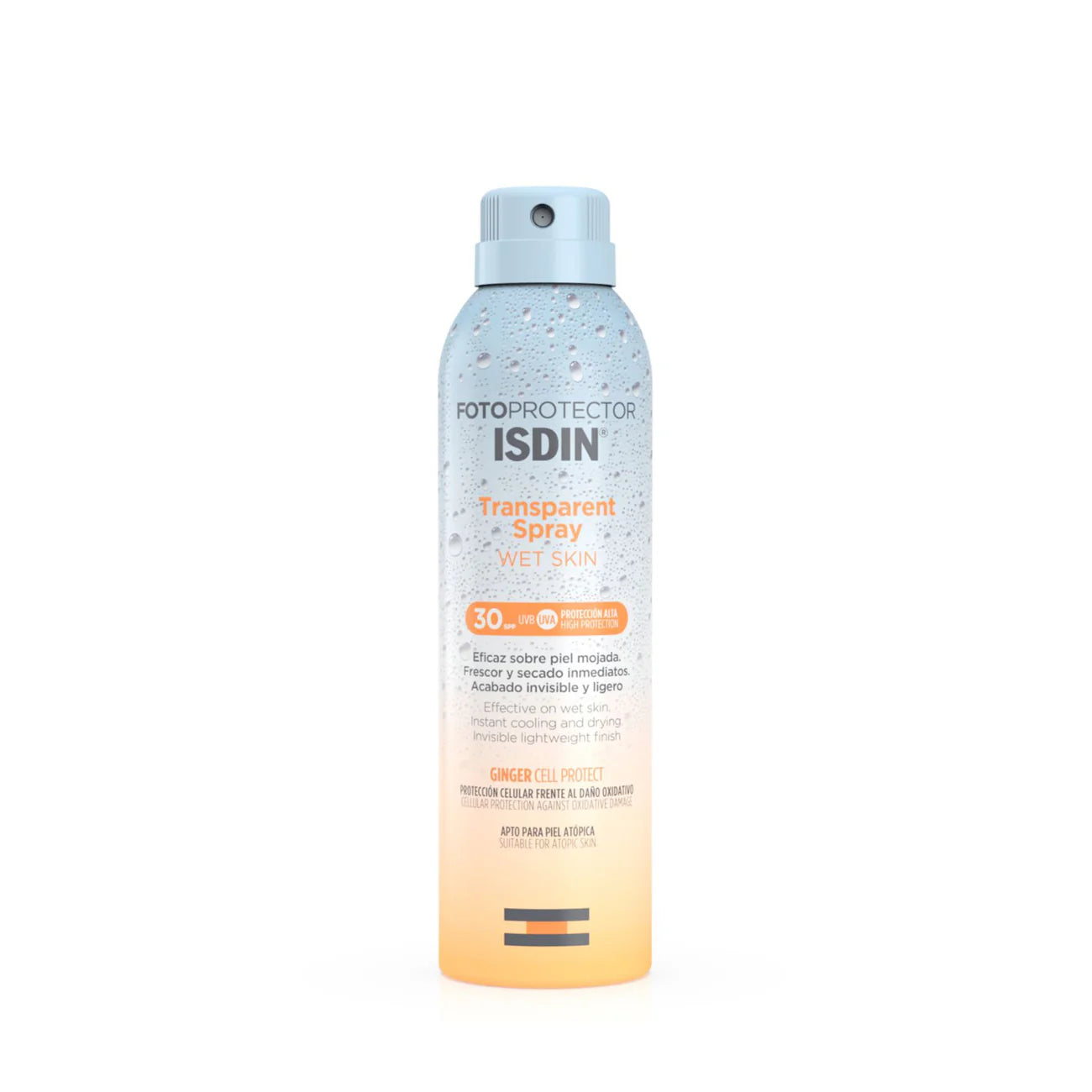 ISDIN Fotoprotector Transparent Spray Wet Skin SPF 30 available at The Distriqt Lebanon