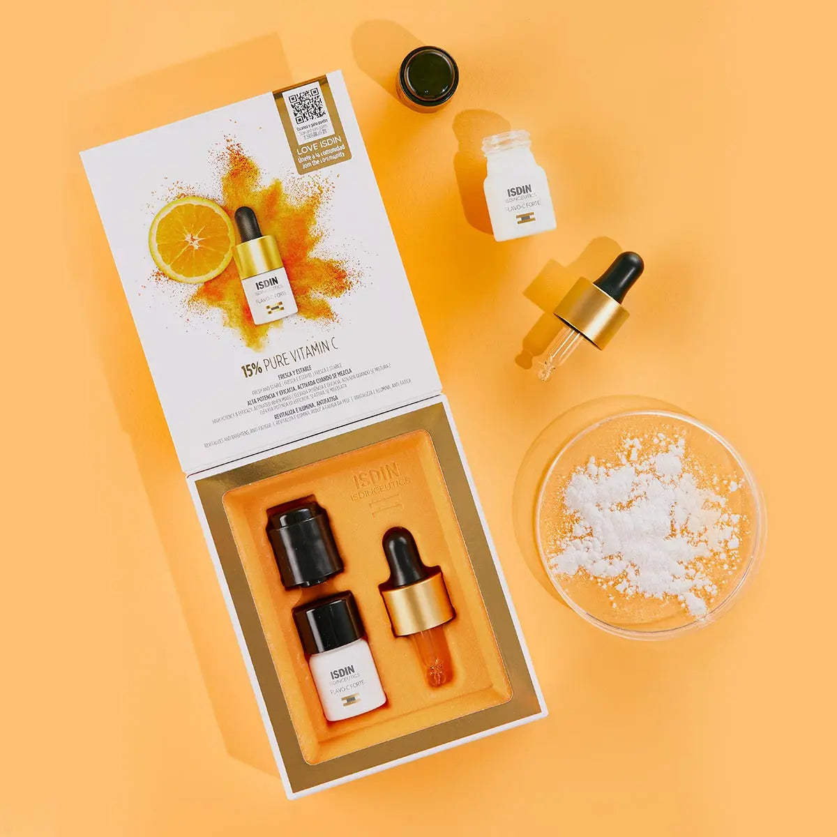 ISDIN Flavo-C Forte 3 Ampoules available at The Distriqt Lebanon