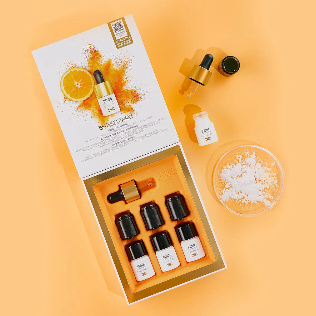 ISDIN Flavo-C Forte 3 Ampoules available at The Distriqt Lebanon