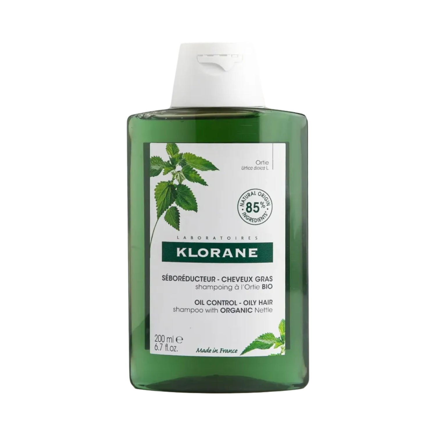 Klorane Organic Nettle Shampoo for oily scalp available in Lebanon