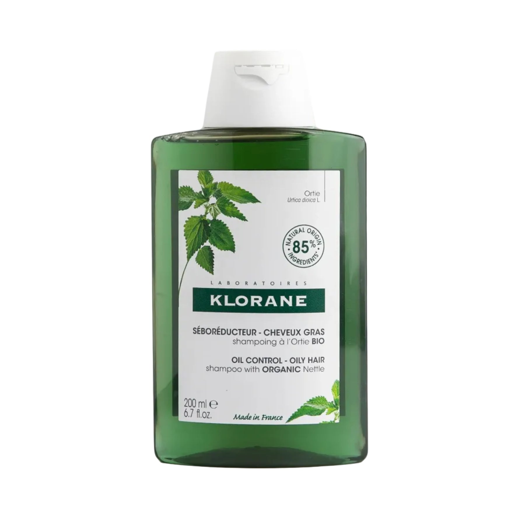 Klorane Organic Nettle Shampoo for oily scalp available in Lebanon