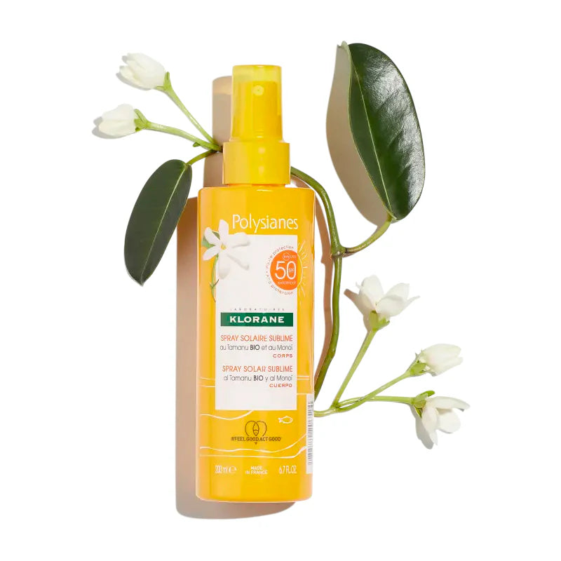 Klorane Polysianes Dry Sun Oil SPF30 available in Lebanon at The Distriqt