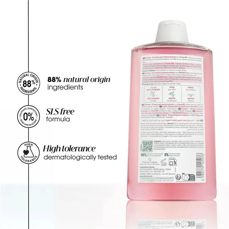 Gentle Klorane shampoo for itchy and sensitive scalp available in Lebanon