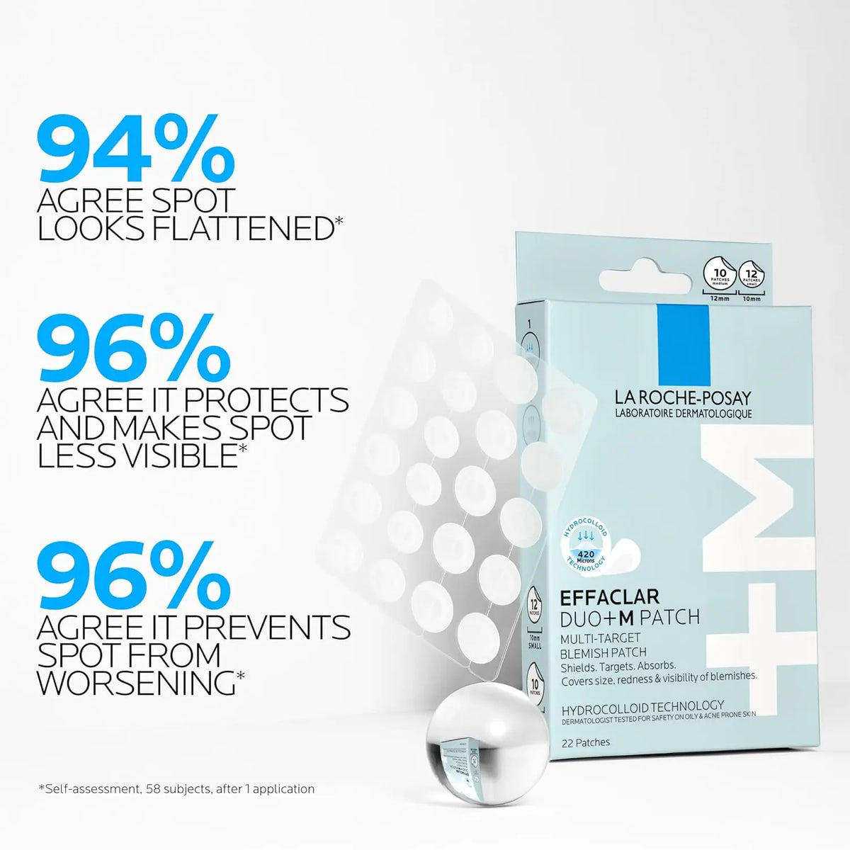 La Roche-Posay pimple patches for targeted acne and blemish care