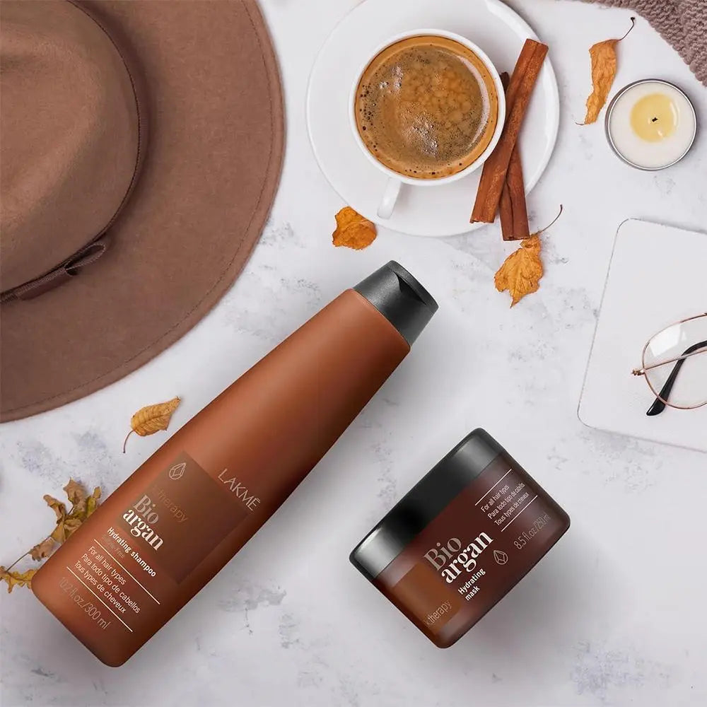 Lakmé K.Therapy Bio Argan deep conditioning hair mask for dry damaged and color-treated hair available at the distriqt lebanon