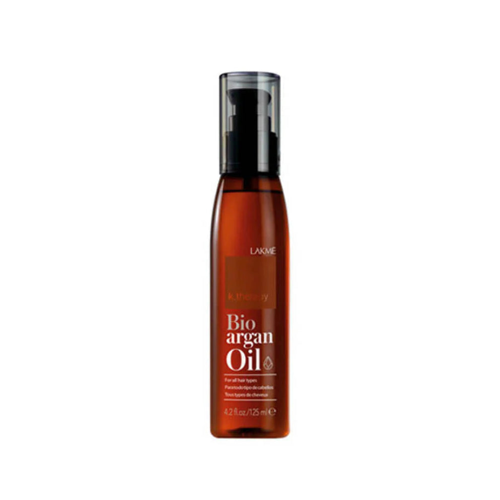 Lakmé K.Therapy Bio Argan Oil leave-in treatment for hydration and natural shine available at the distriqt lebanon