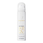 Lancaster Sun Perfect Air SPF50 face mist for convenient sunscreen reapplication and radiant skin available at the distriqt in lebanon