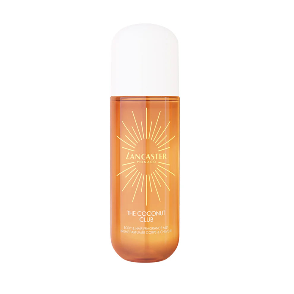 Lancaster Riviera The Coconut Club Body & Hair Fragrance Mist 236ml with coconut and bergamot notes available at distriqt in lebanon