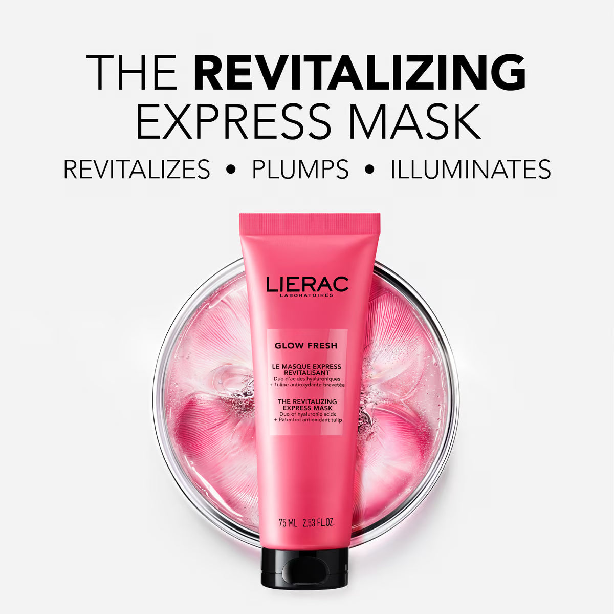 Lierac Express Mask gel-cream texture for smoothing and plumping skin