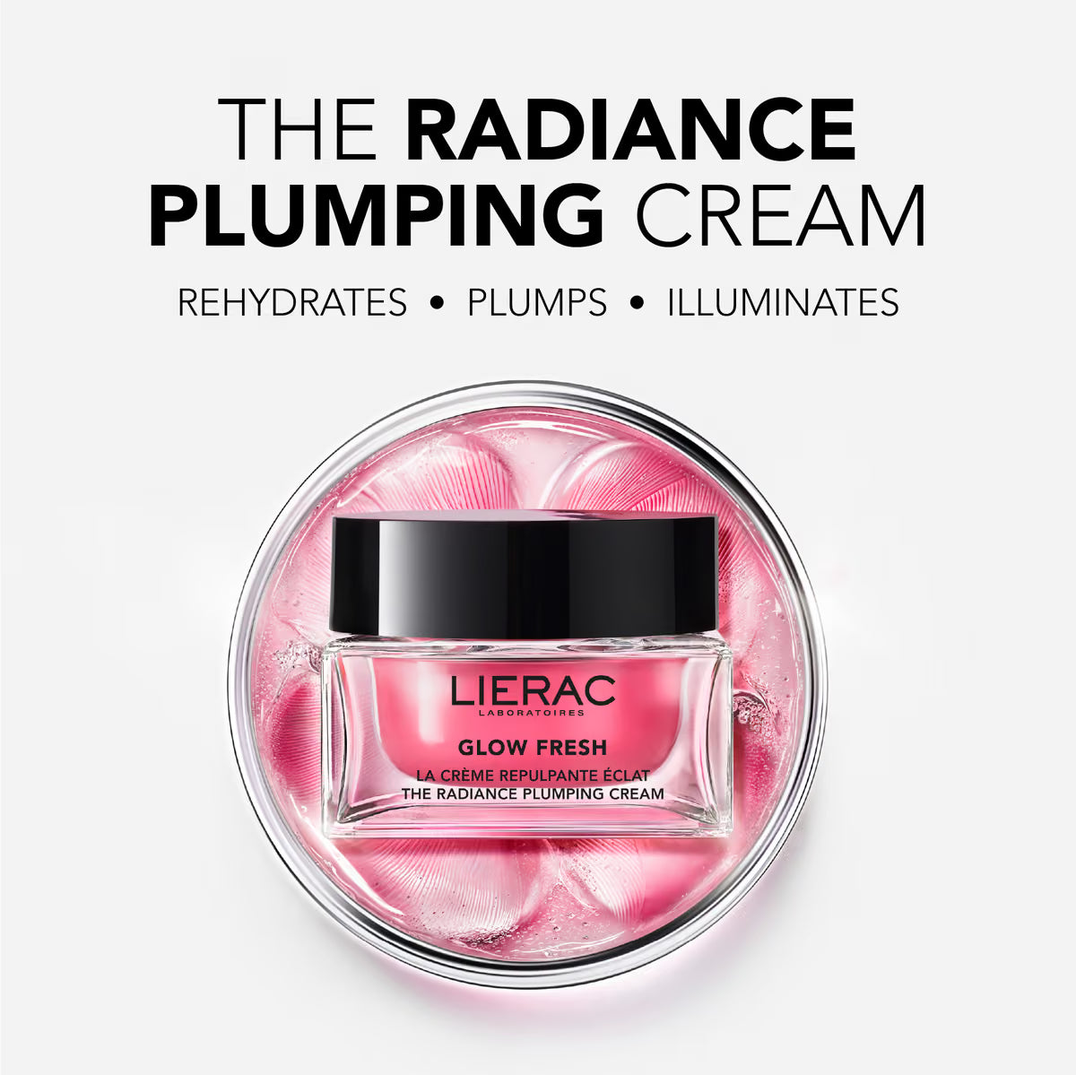 Lierac Glow Fresh The Radiance Plumping Cream 50ml – Hydrating and plumping facial moisturizer for normal to dry skin.