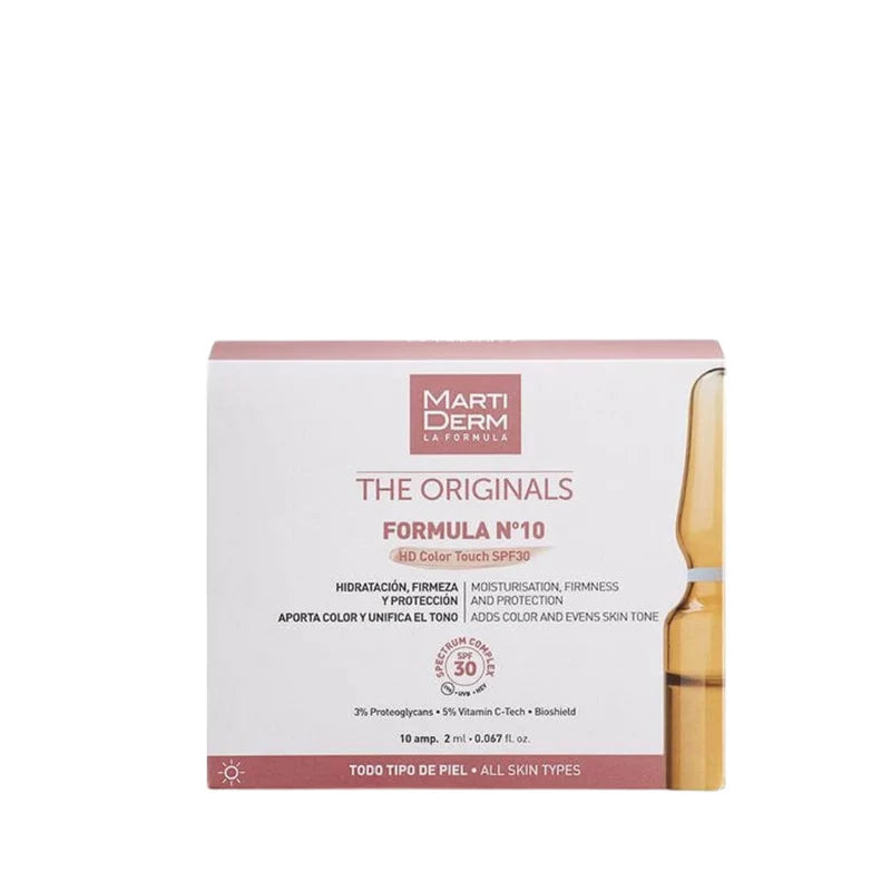 MartiDerm Formula Nº10 ampoules for even skin tone and radiance