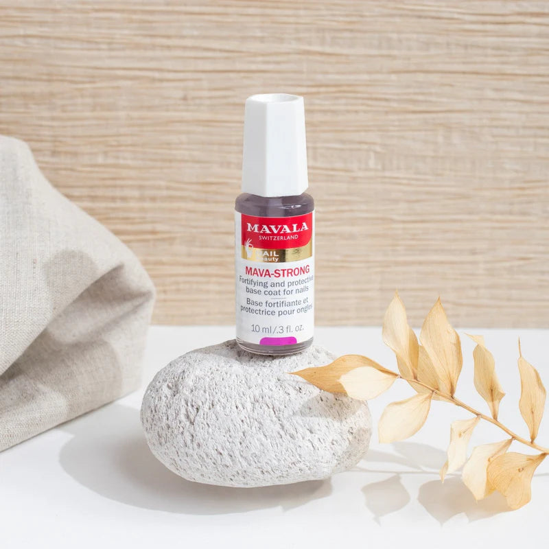 Mavala Mava-Strong nail care treatment to strengthen and condition brittle nails.