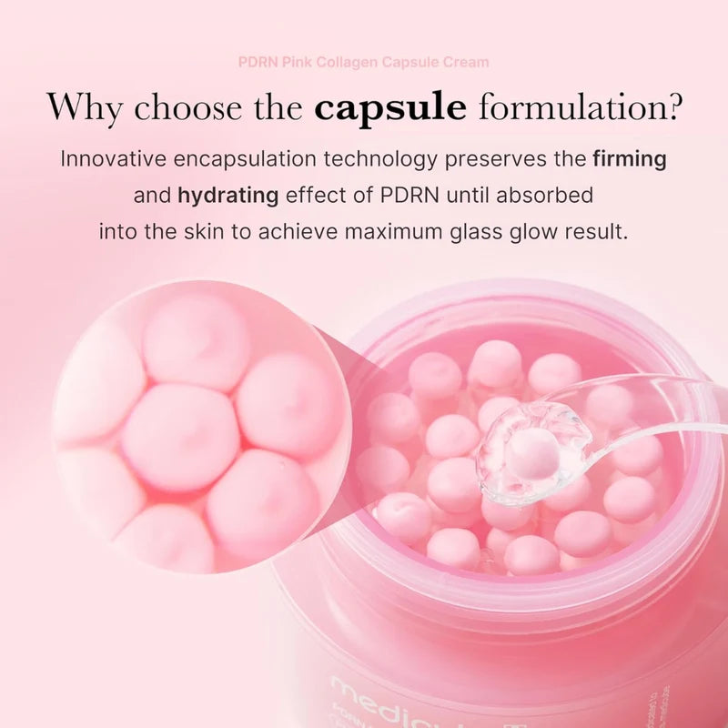 Medicube PDRN Pink Collagen Capsule Cream Korean skincare 55g
