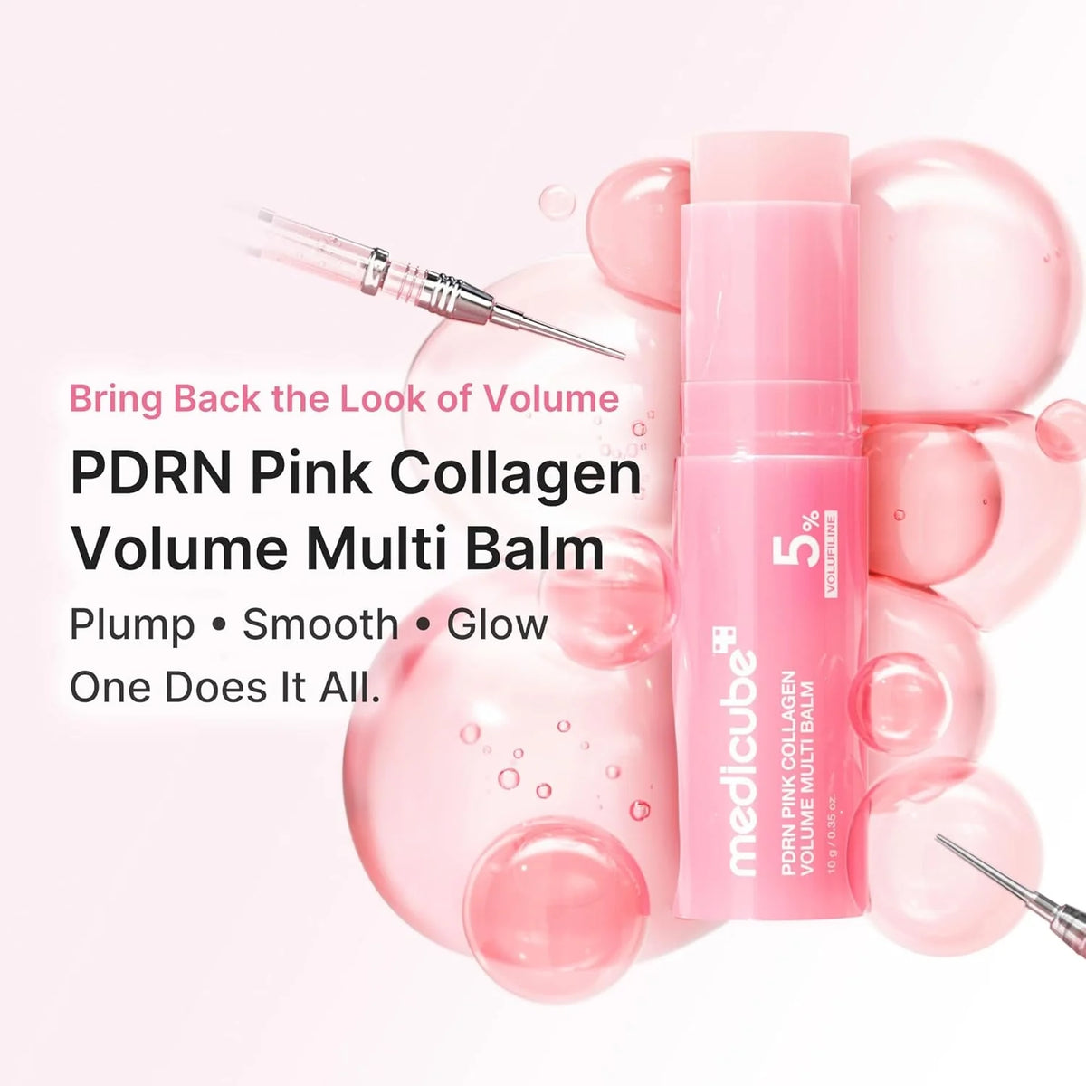 Medicube PDRN Pink Collagen Multi Balm with Volufiline and peptides