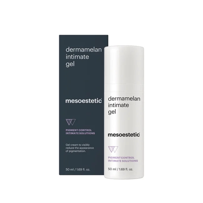 mesoestetic dermamelan intimate gel for dark inner thighs and uneven pigmentation