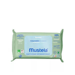 Mustela cleansing wipes packaging on a white background