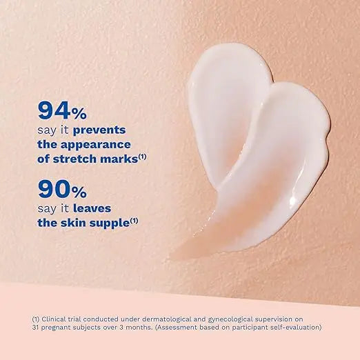 Mustela Maternity Essential Care Certified Organic 200ml moisturizing body care cream for dry and tight skin.