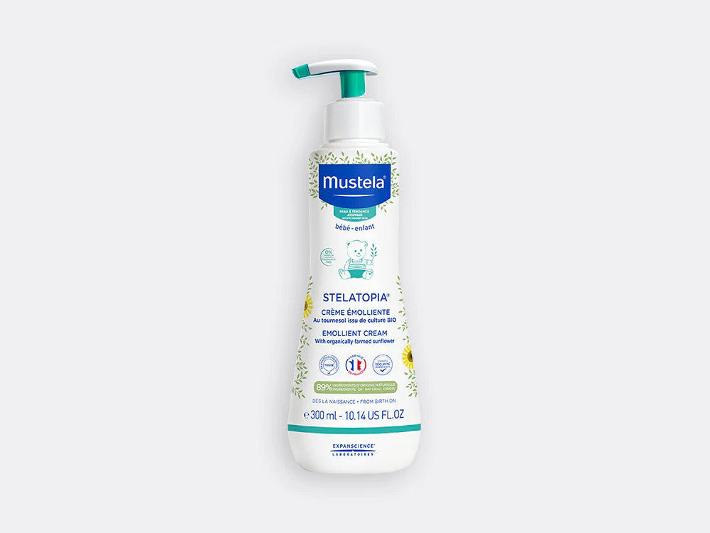 Mustela Stelatopia Plus Lipid-Replenishing Cream for very dry and eczema-prone skin.