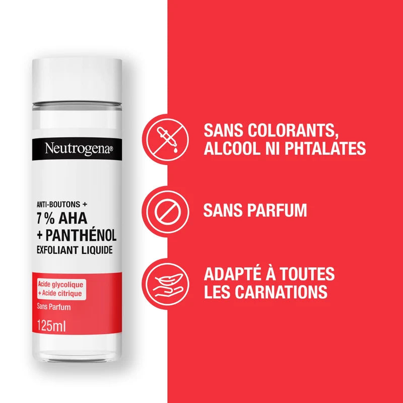Neutrogena Anti-Blemish+ exfoliant with glycolic acid available at The DistrIQt Lebanon
