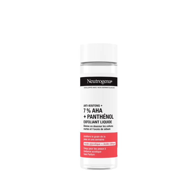 Neutrogena Anti-Blemish+ exfoliant with glycolic acid available at The DistrIQt Lebanon