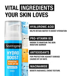 Neutrogena Hydro Boost SPF 50 with hyaluronic acid and niacinamide