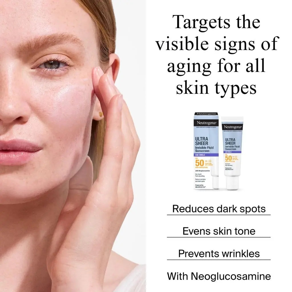 Neutrogena Invisible Fluid SPF 50 for daily sun protection