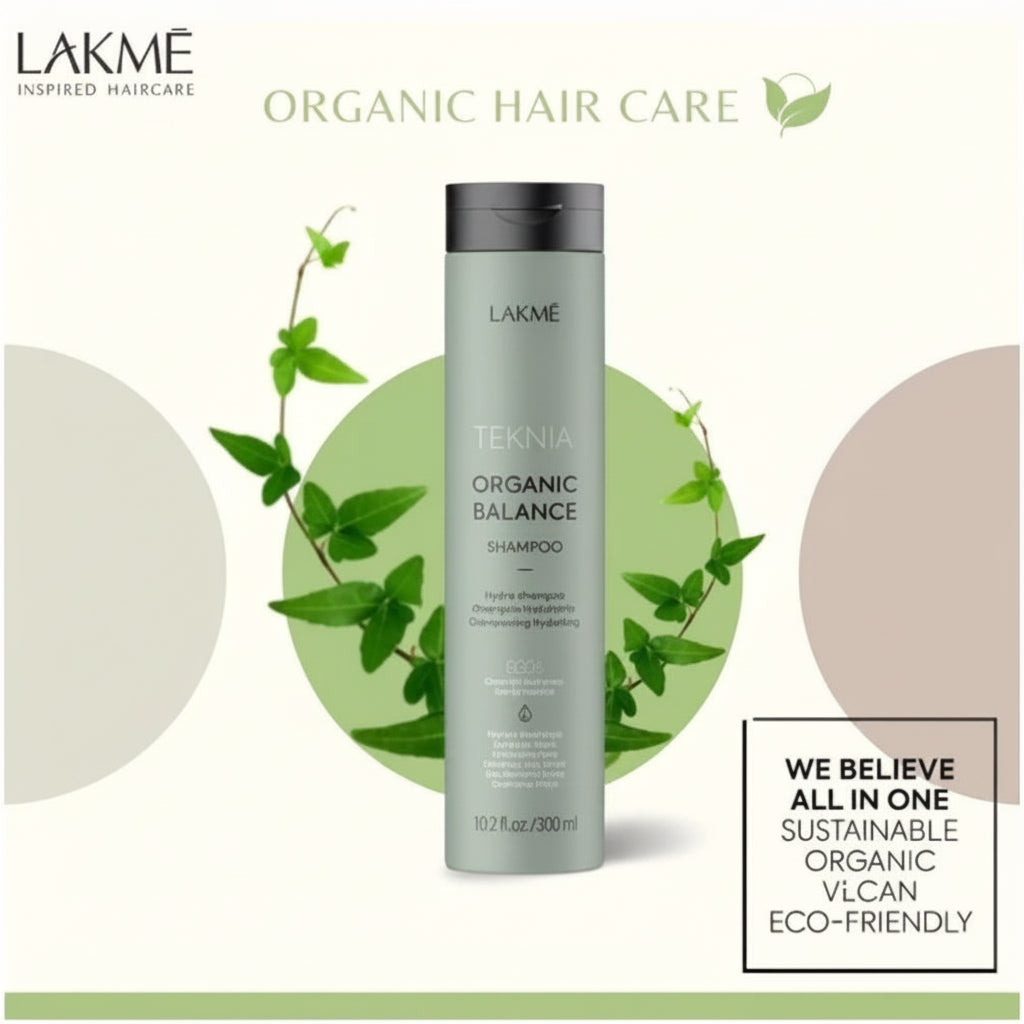 Lakmé TEKNIA Organic Balance Shampoo available at The Distriqt Lebanon